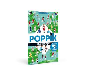 Poppik Kit d'autocollants de découverte pour Enfants de 4 Ans et Plus - Kit d'affiches éducatives et Amusantes pour Enfants