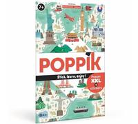 Poppik - Tour Du Monde - 1 Poster + 71 Stickers Repositionnables