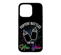 Poppin' Bouteilles pour LA Célébration du Nouvel an Bébé Coque pour iPhone 15 Pro Max