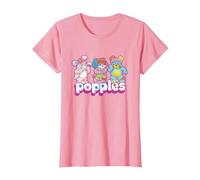 Popples Trio Pop T-Shirt, Femme, Rose, XL