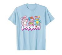 Popples Trio Pop T-Shirt, Homme, Bleu Céleste, 3XL