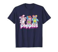 Popples Trio Pop T-Shirt, Homme, Bleu Marine, S