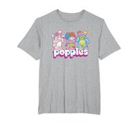 Popples Trio Pop T-Shirt, Homme Grandes Tailles, Gris Chiné, 4X Tall