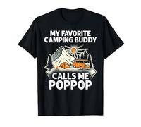 Poppop Camper Mes amis de camping préférés Appelez-moi Poppop T-Shirt