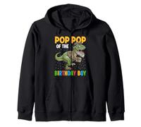 Poppop of The Birthday Party Outfit Dinosaure Squad Pop Pop Sweat à Capuche