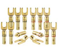 Poppstar 12x câbles haut de gamme, connecteur fourche pour la connexion des de 4