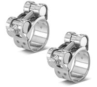 Poppstar 2 Pièces Colliers de Serrage à Boulon en T en Acier Inoxydable, Plage de Serrage 26-28mm, Largeur 18mm, W4