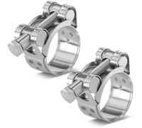 Poppstar 2 Pièces Colliers de Serrage à Boulon en T en Acier Inoxydable, Plage de Serrage 29-31mm, Largeur 20mm, W4