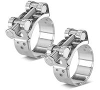 Poppstar 2 Pièces Colliers de Serrage à Boulon en T en Acier Inoxydable, Plage de Serrage 40-43mm, Largeur 20mm, W4