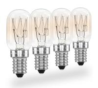 POPPSTAR 4 Pièces Ampoule de Réfrigérateur E14 15W, Lampe pour Réfrigérateur, Machine à Coudre, Congélateur, Lampe en Cristal de Sel (2700K blanc chaud, 150 lumens)