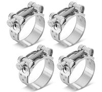Poppstar 4 Pièces Colliers de Serrage à Boulon en T en Acier Inoxydable, Plage de Serrage 48-51mm, Largeur 22mm, W4