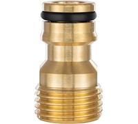 Poppstar Adaptateur d’eau avec Filetage Extérieur 1/2 pouce et Raccord pour Tuyau d’arrosage (compatible avec Gardena)