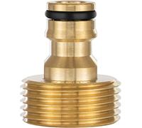 Poppstar Adaptateur d’eau avec Filetage Extérieur 1 pouce et Raccord pour Tuyau d’arrosage (compatible avec Gardena)