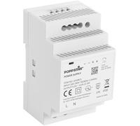 Poppstar Alimentation pour Rail DIN sortie 5 V DC 4,5 A 22,5 W (entrée 100-240 V AC 50/60 Hz) Transformateur 5V