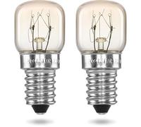 POPPSTAR Ampoule de Four E14 15W Résistante à 300 °C (2700K blanc chaud, 85lm, T22) Lot de 2 Lampes de Four