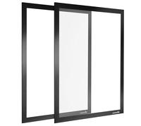 POPPSTAR Cadre magnétique A3 autocollant avec fermeture magnétique, noir, 2 pièces