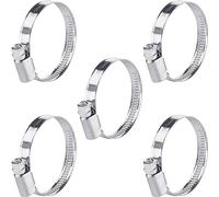 Poppstar Colliers de Serrage en Acier Inoxydable 32-50 mm avec Largeur de 9 mm, Qualité W2 (5 pièces)