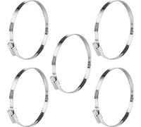 Poppstar Colliers de Serrage en Acier Inoxydable 90-110 mm avec Largeur de 9 mm, Qualité W2 (5 pièces)