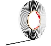 POPPSTAR cordon adhésif rond en butyle (5 m x 4 mm), Mastic butyle, Joint rond, caoutchouc Noir