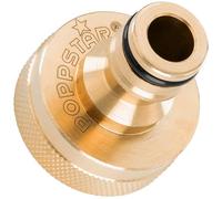 Poppstar Raccord de robinet 1 pouce filetage femelle (30 mm) et raccord rapide pour tuyau d’arrosage (compatible avec le système de connexion Gardena), 1 pièce