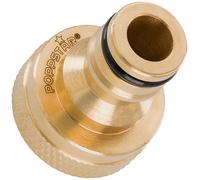 Poppstar Raccord de robinet 3/4 pouce filetage femelle (24 mm) et raccord rapide pour tuyau d’arrosage (compatible avec le système de connexion Gardena), 1 pièce