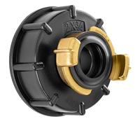 Poppstar Raccord IBC S60 x 6mm pour Cuve IBC, avec Raccord à Griffes (système Geka raccord 3/4 pouce filetage)