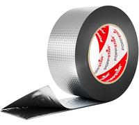 Poppstar Ruban Adhésif en Alu-butyle (5cm - Extra Large) Super Étanche pour l'Extérieur (5 m de long) Ruban d'étanchéité en Butyle pour Camping, Réparation de Gouttières, etc.