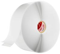 POPPSTAR ruban en silicone auto-fusionnant, 11m x 38mm, ruban isolant et d'étanchéité (Eau, Air), blanc, 1 rouleau