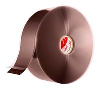 POPPSTAR ruban en silicone auto-fusionnant, 11m x 38mm, ruban isolant et d'étanchéité (Eau, Air), brun-rouge, 1 rouleau