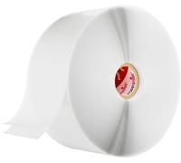 POPPSTAR ruban en silicone auto-fusionnant, 11m x 50mm, ruban isolant et d'étanchéité (Eau, Air), blanc, 1 rouleau
