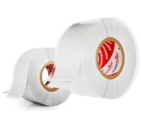 POPPSTAR ruban en silicone auto-fusionnant, 3m x 25mm, ruban isolant et d'étanchéité (Eau, Air), blanc, 2 rouleaux