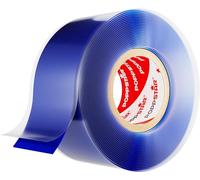 POPPSTAR ruban en silicone auto-fusionnant, 3m x 25mm, ruban isolant et d'étanchéité (Eau, Air), bleu, 1 rouleau