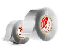 POPPSTAR ruban en silicone auto-fusionnant, 3m x 25mm, ruban isolant et d'étanchéité (Eau, Air), gris, 2 rouleaux