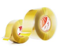 POPPSTAR ruban en silicone auto-fusionnant, 3m x 25mm, ruban isolant et d'étanchéité (Eau, Air), jaune, 2 rouleaux