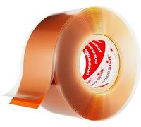 POPPSTAR ruban en silicone auto-fusionnant, 3m x 25mm, ruban isolant et d'étanchéité (Eau, Air), orange, 1 rouleau