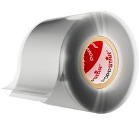 POPPSTAR ruban en silicone auto-fusionnant, 3m x 38mm, ruban isolant et d'étanchéité (Eau, Air), gris, 1 rouleau