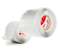 POPPSTAR ruban en silicone auto-fusionnant, 3m x 38mm, ruban isolant et d'étanchéité (Eau, Air), transparent, 2 rouleaux