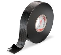 POPPSTAR ruban isolant auto-amalgamant universel, 10m x 19mm x 0,76mm, noir, 1 rouleau