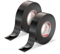 POPPSTAR ruban isolant auto-amalgamant universel, 5m x 19mm x 0,76mm, noir, lot de 2 rouleaux