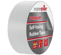 POPPSTAR Ruban isolant premium universel auto-fusionnant (ruban d'étanchéité, auto-soudant), LxWxH 10 m x 38 mm x 0,76 mm, noir