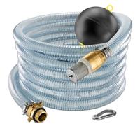Poppstar Tuyau d'aspiration 1" 7m avec boule flottante 6", accouplement ID 25mm/AD 33mm, mousqueton 5x50mm, bleu