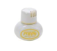 POPPY Désodorisant original, tampon adhésif, contenance 150 ml, parfum ambiant, camion, voiture, bateau, camping-car, bureau, parfum jasmin