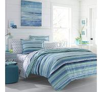 Poppy et Fritz Alex Housse de Couette en Coton Ensemble, Bleu, Jumeau