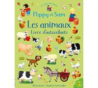 Poppy et Sam - Les animaux - Livre d'autocollants