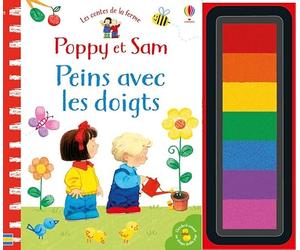 Poppy et Sam - Peins avec les doigts - Les contes de la ferme