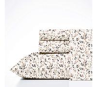 Poppy & Fritz - Parure de lit en Percale de Coton, Nette et fraîche, décoration d'intérieur légère (léopard, lit Double)