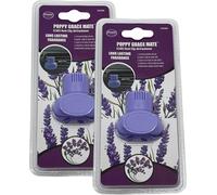 Poppy Grace Mate EVA Lot de 2 désodorisants pour voiture Lavande