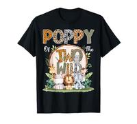 Poppy Of The Two Wild Animal Safari Fête d'anniversaire 2ème anniversaire T-Shirt
