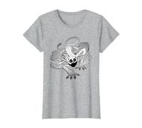 Poppy Playtime CatNap Exhalant Smoke T-Shirt, Femme, Gris Chiné, L