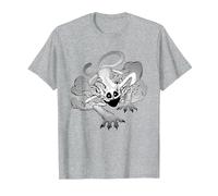 Poppy Playtime CatNap Exhalant Smoke T-Shirt, Homme, Gris Chiné, XXL